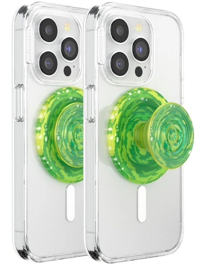 Rick & Morty x PopSockets MagSafe Phone Grip   Magnetic Adapter Ring (Swappable Top) - Ripple Portal image 3