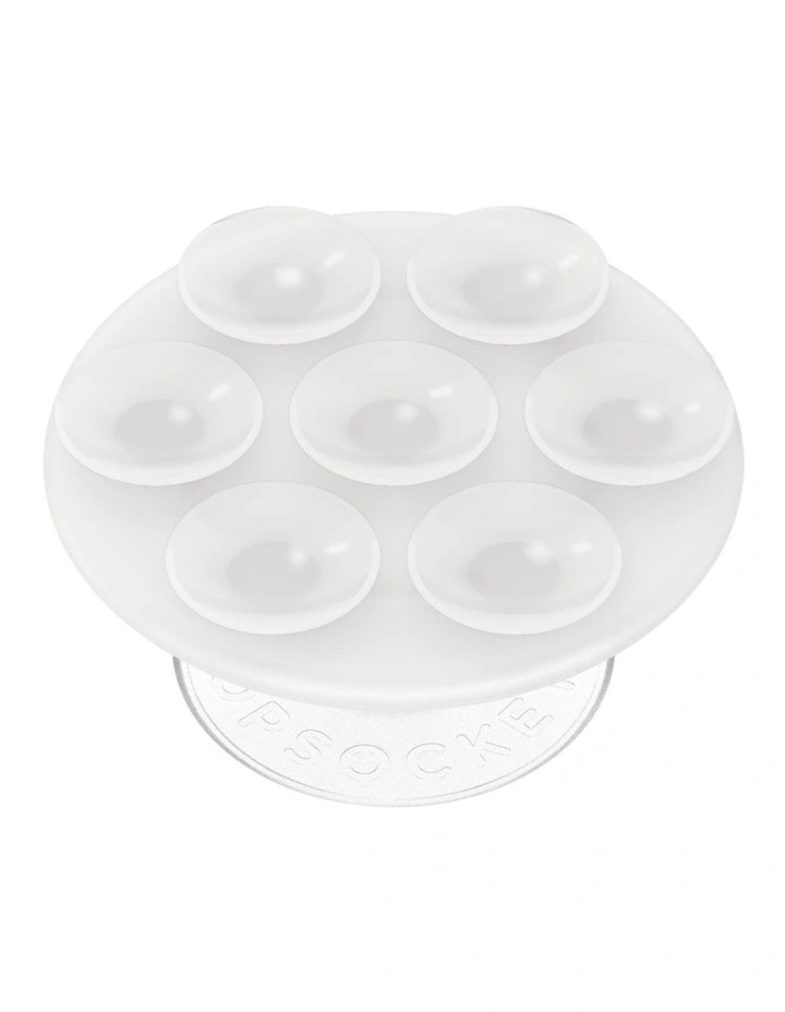 PopSockets PopTop and Chain Lite SuckUp Suction Phone Grip Holder (Adhesive) - Clear image 2
