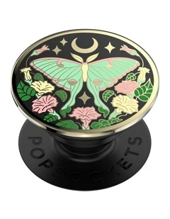 PopSockets PopTop and Chain Lite Phone Grip Holder (Adhesive) - Enamel Luna Moth