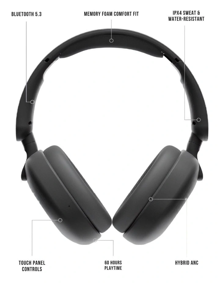 Sudio K2 Over-Ear Hybrid Active Noise Cancelling Headphones - Black image 5