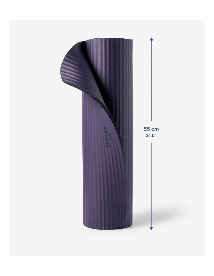 Decathlon | Comfort Fitness Mat 160 cm x 55 cm x 10 mm - Purple image 7