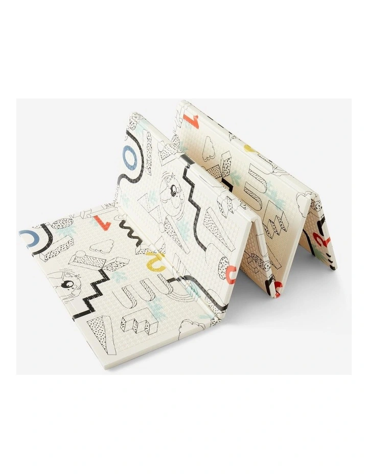 Decathlon | Collapsible Reversible Stimulating Baby Gym Mat image 6