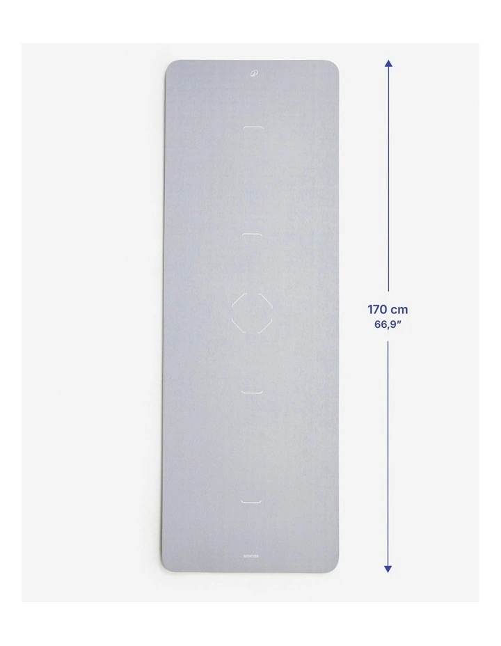 Decathlon | Durable Fitness Floor Mat  170 cm x 58 cm x 10 mm - Light Grey image 6