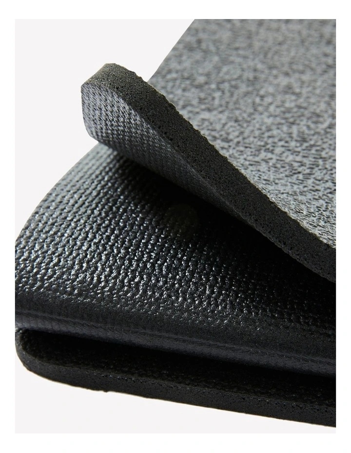 Decathlon | 8 mm Thick Indoors and Outdoors Durable Folding Fitness Mat - Black image 3