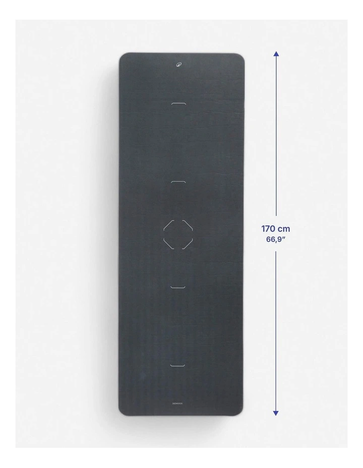 Decathlon | Durable Fitness Mat 170 cm x 58 cm x 10 mm - Dark Grey image 6