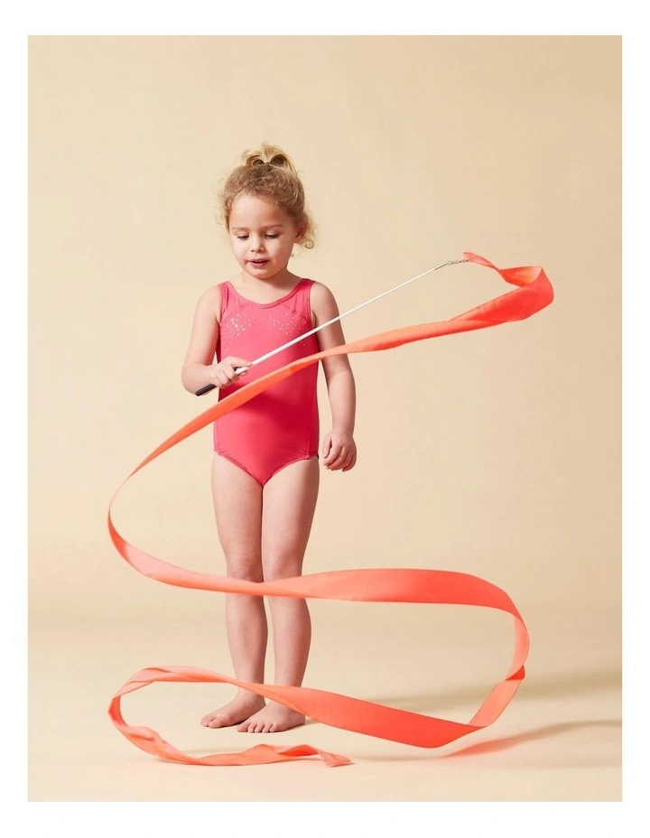 Decathlon | Rhythmic Gymnastics (RG) Ribbon 4m - Pink image 2