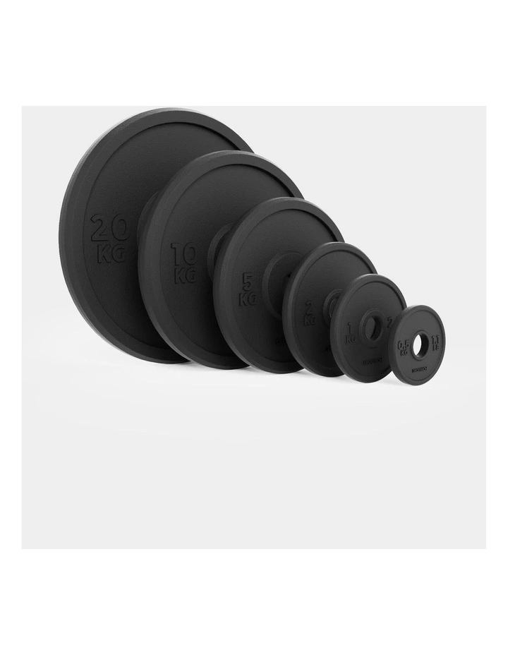 Decathlon | Weight Training 5 kg 28 mm 80% Recycled Cast Iron Plate image 6