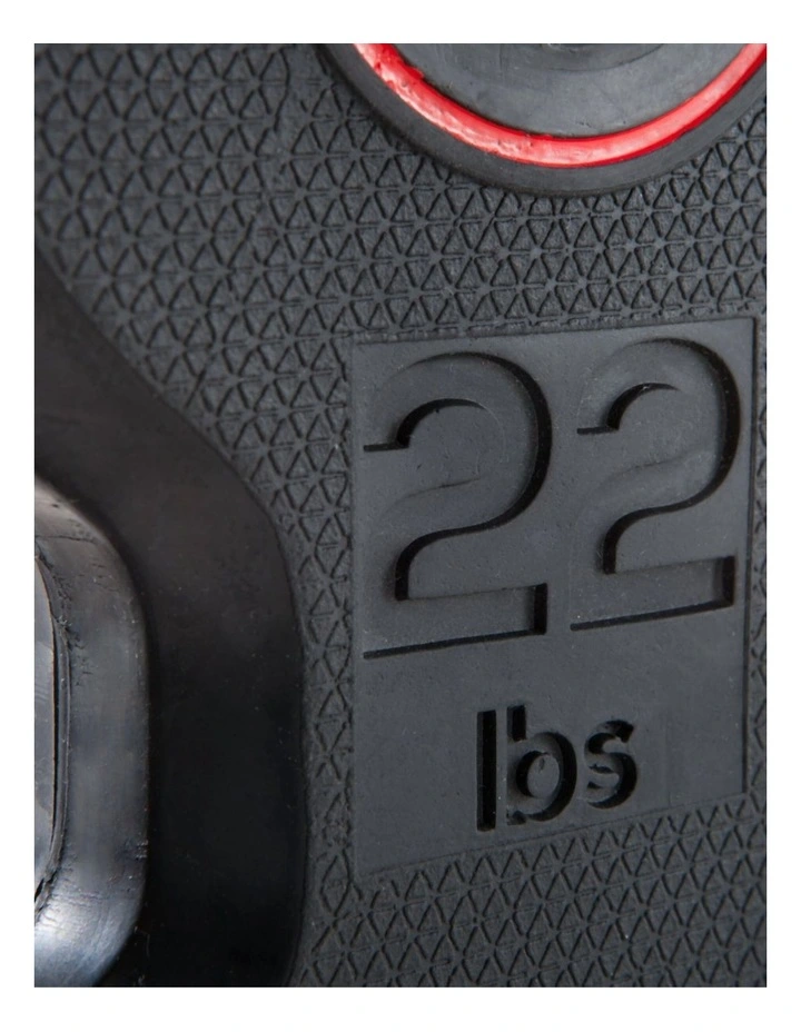 Decathlon | Rubber Weight Disc with Handles 28 mm 10 kg image 5