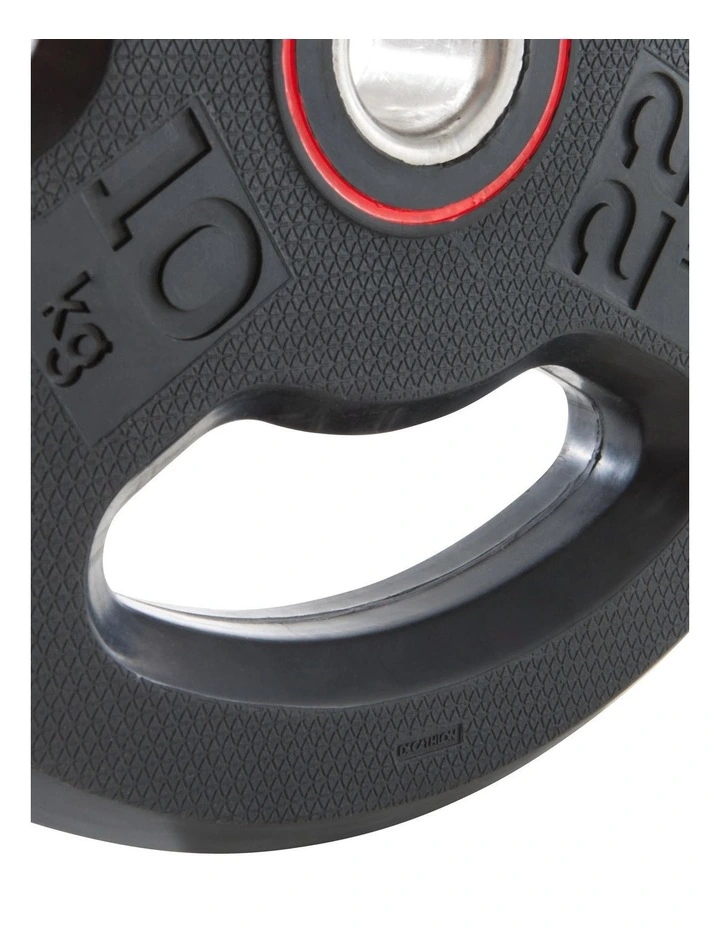 Decathlon | Rubber Weight Disc with Handles 28 mm 10 kg image 7