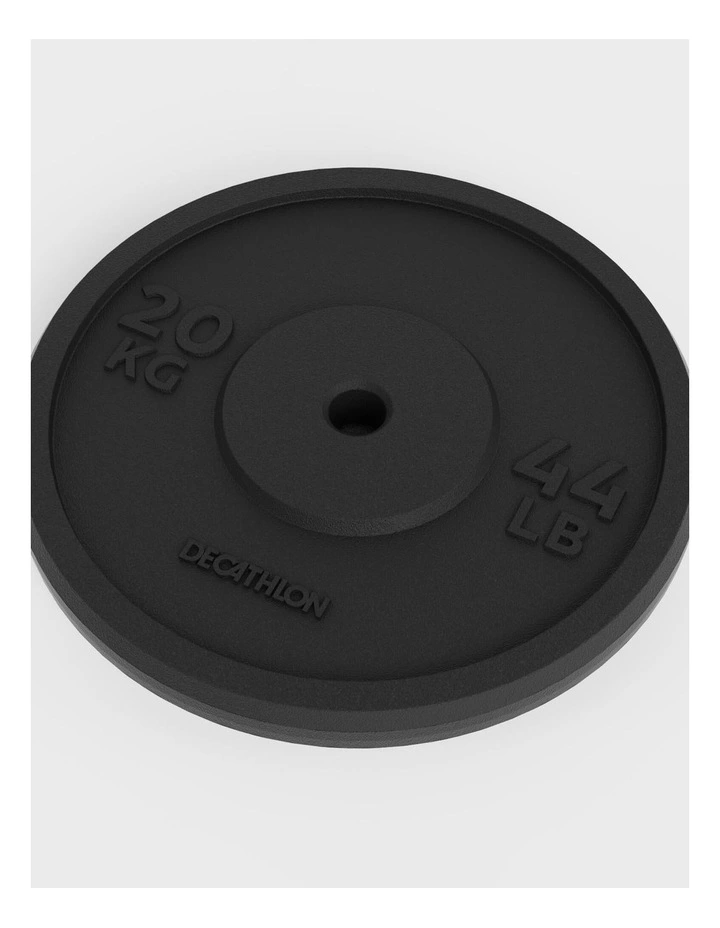 Decathlon | Cast Iron Weight Training Disc Weight - 20 kg 28 mm image 3