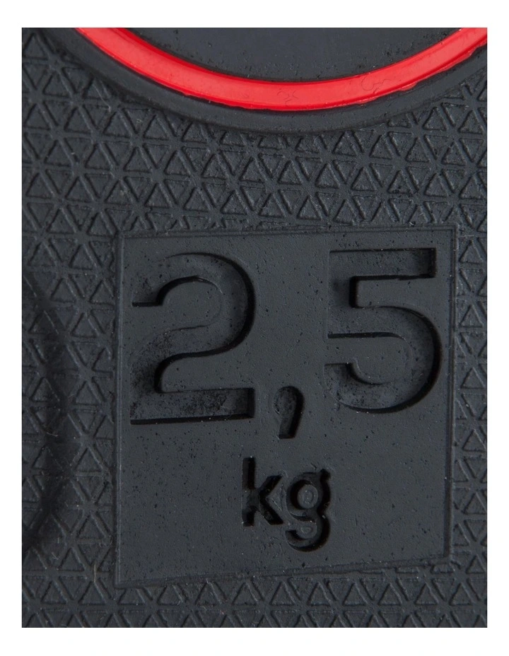 Decathlon | Rubber Weight Disc 28 mm 2.5 kg image 3