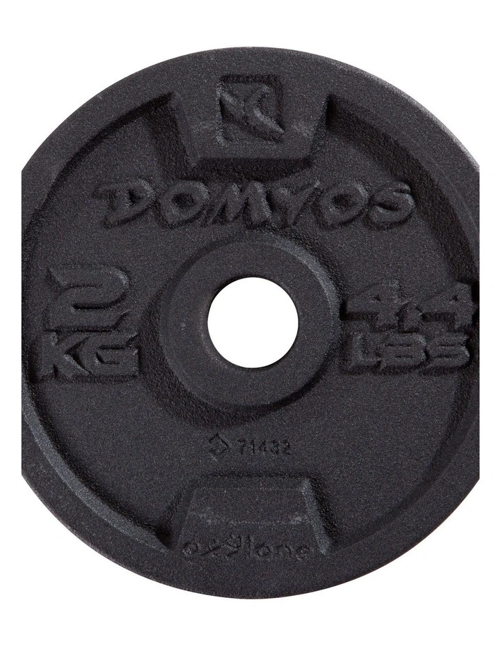 Decathlon | Weight Training 10 kg 80% Recycled Cast Iron Dumbbells Set image 5