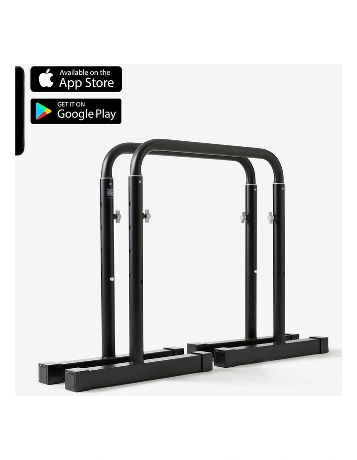 Decathlon | Adjustable and Compact Design Dip Bars TS 100 image 2