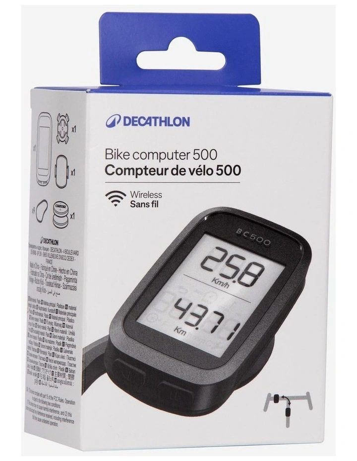 Decathlon | Wireless BC 500 Van Rysel cycle computer - Black image 6