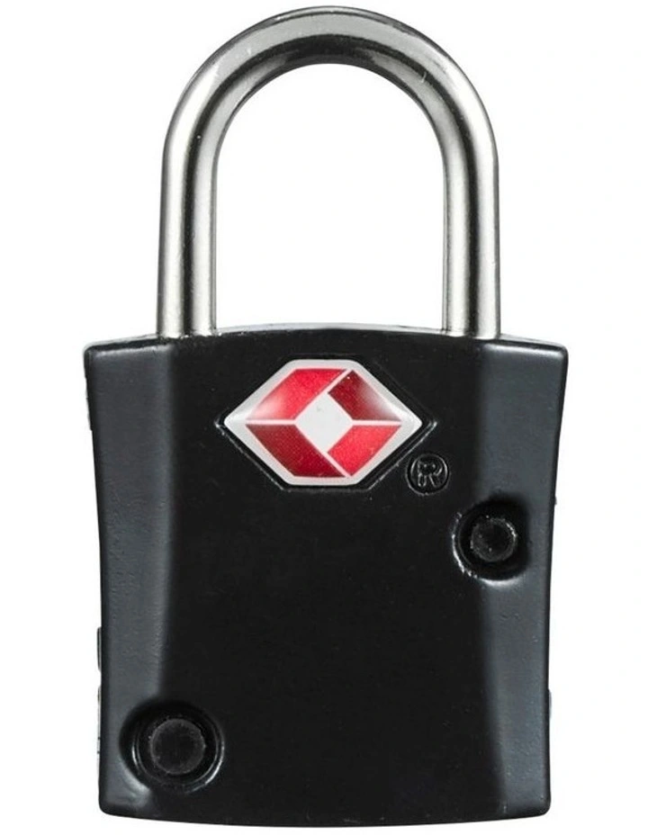 Decathlon | Travel Backpack Padlocks w/ Keys 2-pack - smoked black / 8577797 image 3