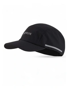 Decathlon | Adult rain running cap - Kiprun water repellent 5 panels - Black