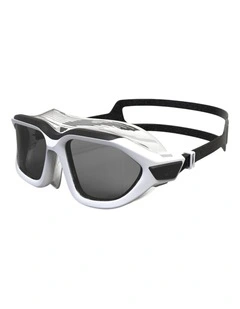 Decathlon | Pool mask - Swimming - Active Size L Smoked Lenses - Black / White