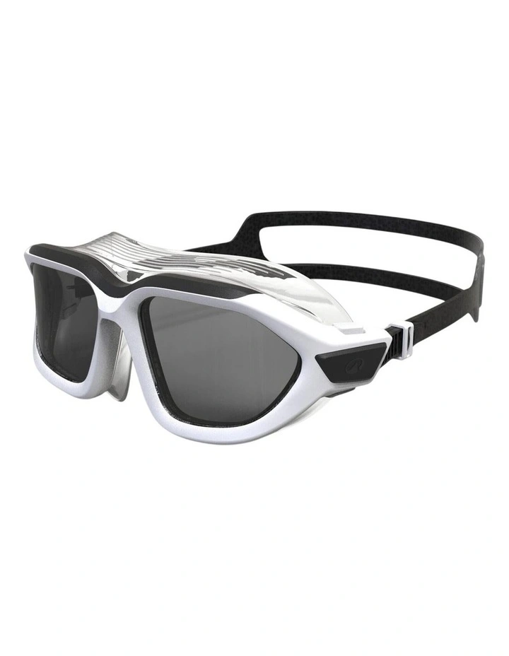 Decathlon | Pool mask - Swimming - Active Size L Smoked Lenses - Black / White image 1