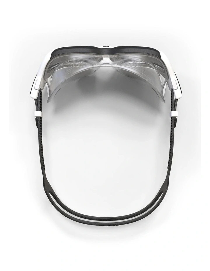 Decathlon | Pool mask - Swimming - Active Size L Smoked Lenses - Black / White image 3