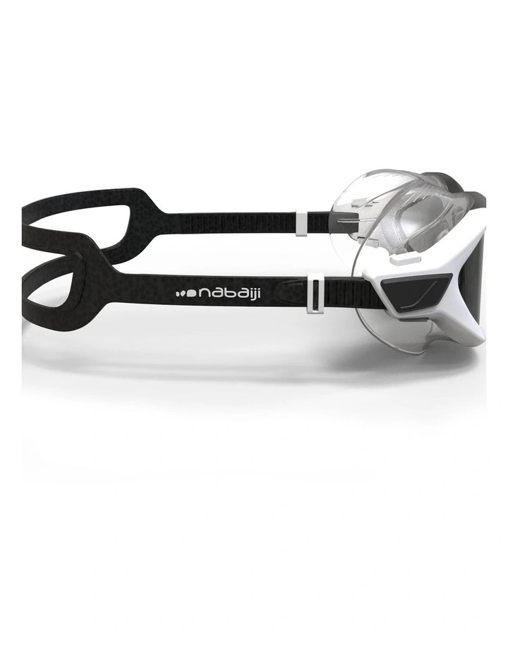 Decathlon | Pool mask - Swimming - Active Size L Smoked Lenses - Black / White image 5