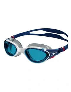 Decathlon | Speedo Biofuse 2.0 Goggle Ammonite - Blue/White/Red/Blue