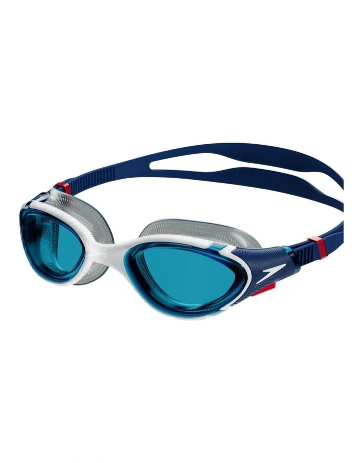 Decathlon | Speedo Biofuse 2.0 Goggle Ammonite - Blue/White/Red/Blue image 1