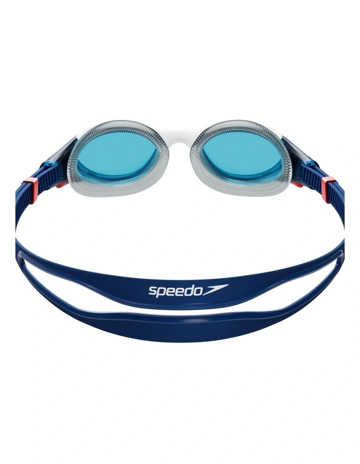 Decathlon | Speedo Biofuse 2.0 Goggle Ammonite - Blue/White/Red/Blue image 2
