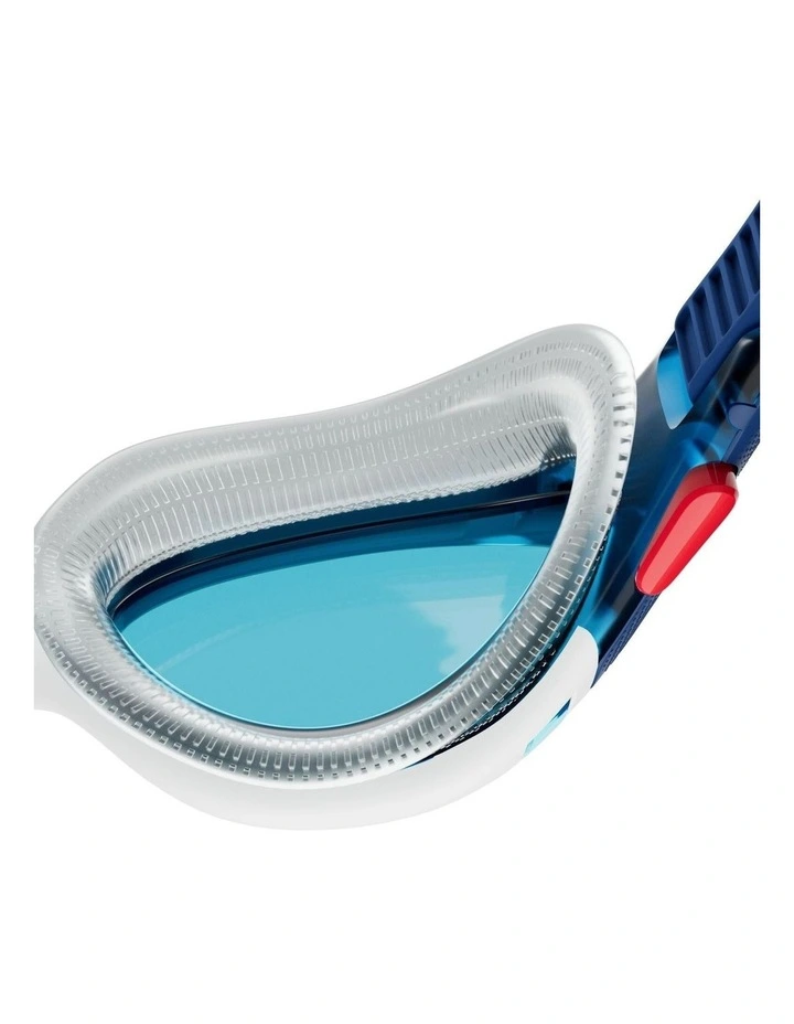 Decathlon | Speedo Biofuse 2.0 Goggle Ammonite - Blue/White/Red/Blue image 4