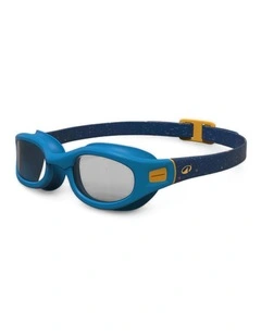 Decathlon | Swimming goggles SOFT - Clear lenses - Size small - Blue yellow