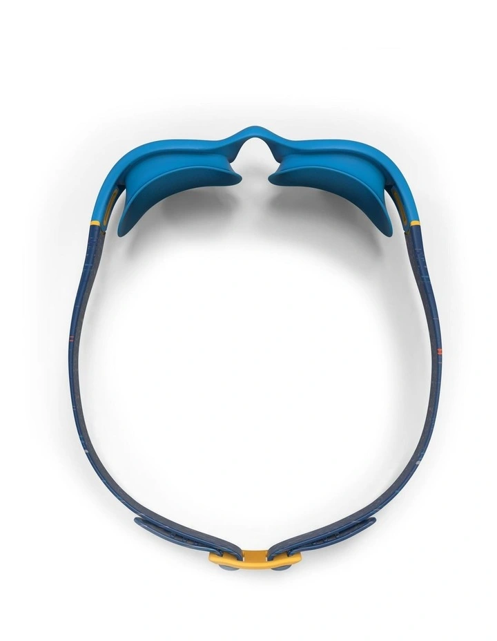 Decathlon | Swimming goggles SOFT - Clear lenses - Size small - Blue yellow image 4