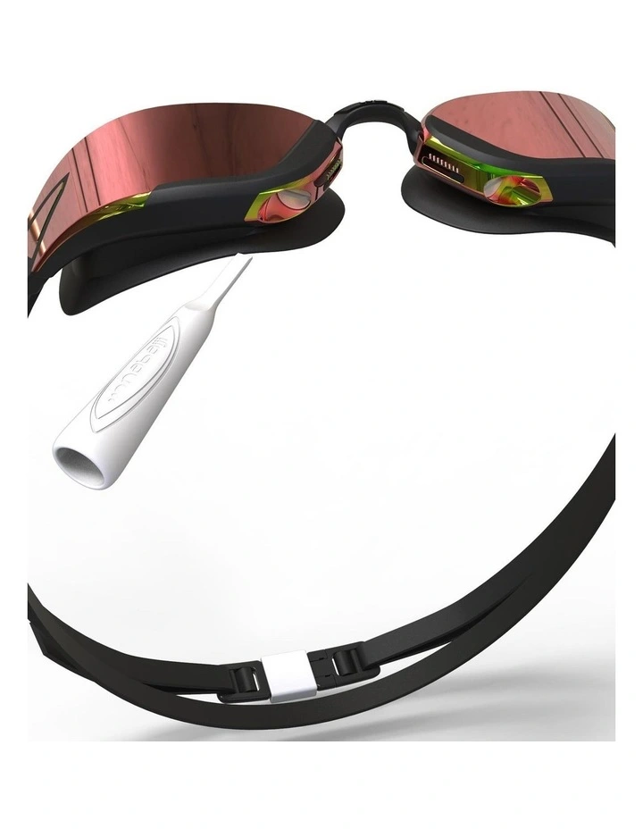 Swimming goggles One Size Fits All - Bfast black mirror Fire - New anti-fog image 6