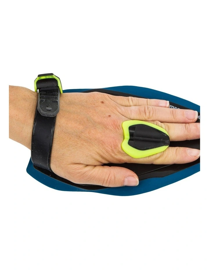 Decathlon | Swimming Paddles Quick-In 500 Size S - Blue Yellow image 3
