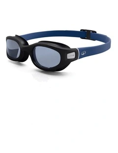 Decathlon | Swimming goggles Size L Soft black blue tinted blue