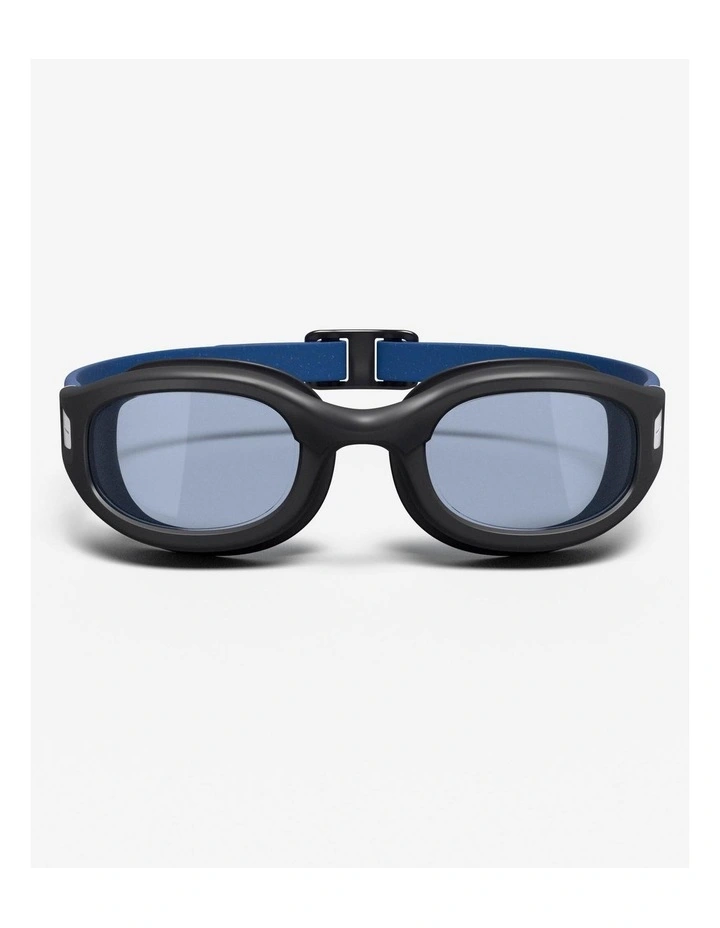 Decathlon | Swimming goggles Size L Soft black blue tinted blue image 2
