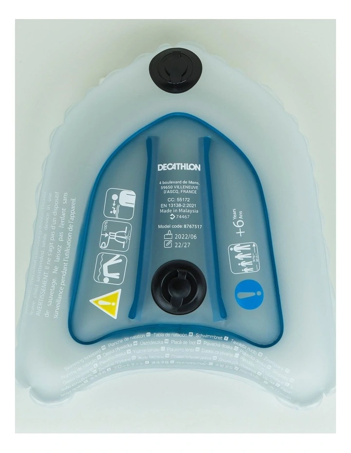 Decathlon | Nabaiji Swimming Board Compact Inflatable  Blue image 3