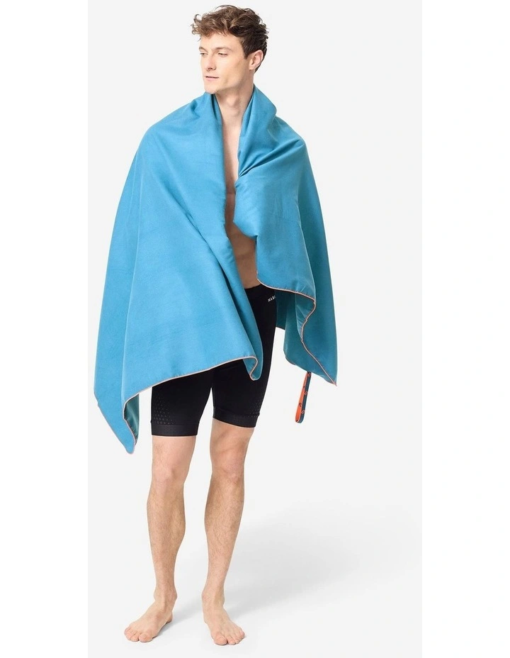 Decathlon | Swimming Microfibre Towel Size XL 110 x 175 cm - Blue image 2