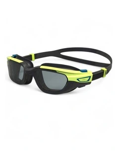 Decathlon | Swimming goggles SPIRIT - Smoked lenses - Size small - Black yellow