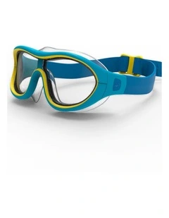Decathlon | SWIMDOW 100 Kids / Jr Swimming Mask -  Clear Lenses - Blue