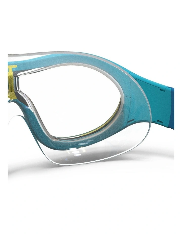 Decathlon | SWIMDOW 100 Kids / Jr Swimming Mask - Clear Lenses - Blue image 5