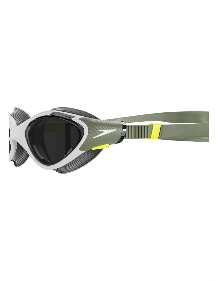 Decathlon | Speedo Women's Biofuse 2.0 Polarized Goggle - Green/White image 3
