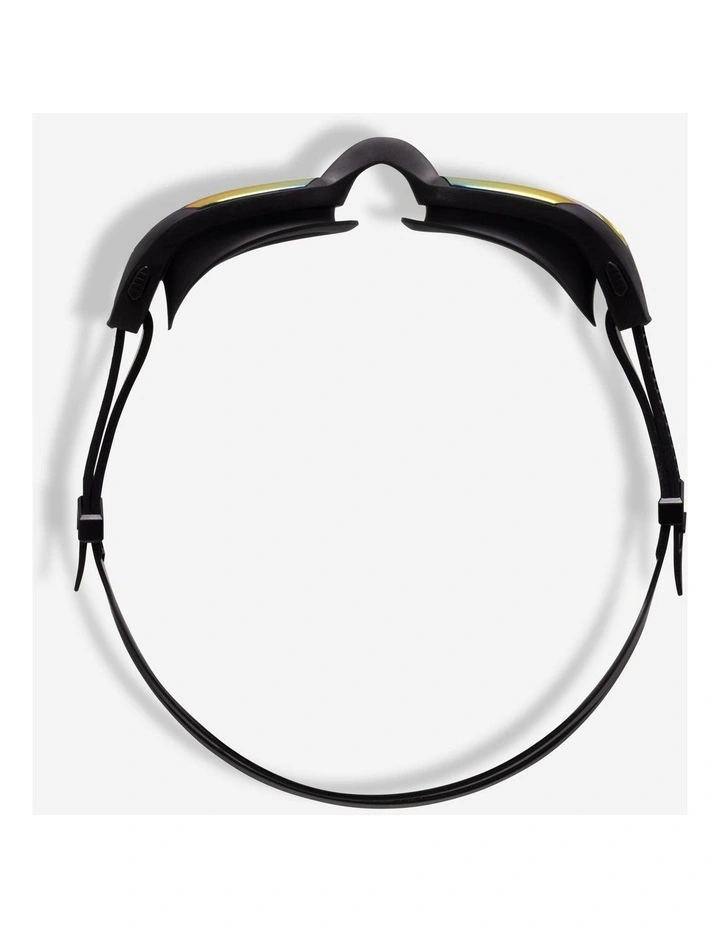 Decathlon | Swimming goggles, Spirit mirror black orange image 5