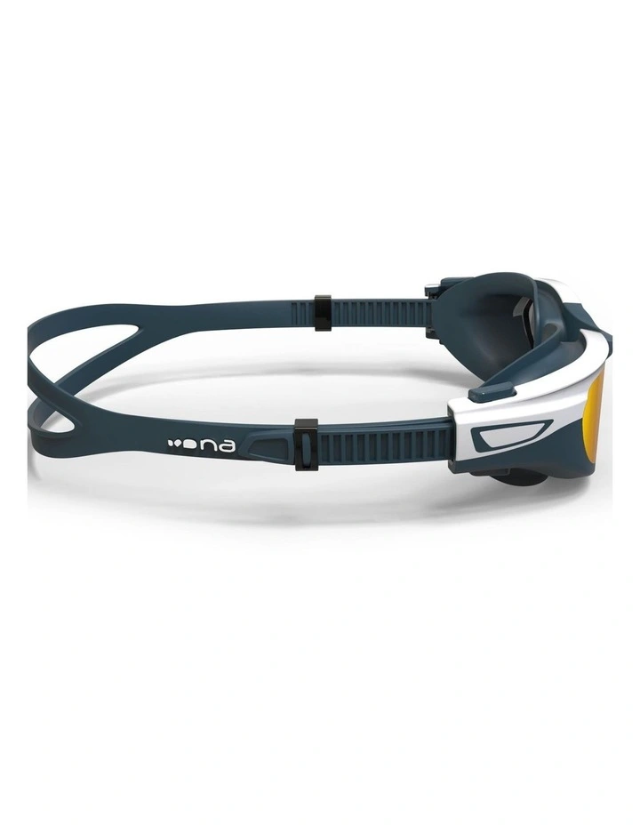 SPIRIT 500 KIDS / JR SWIMMING GOGGLES MIRROED LENSES - Yellow / White Turquoise image 3