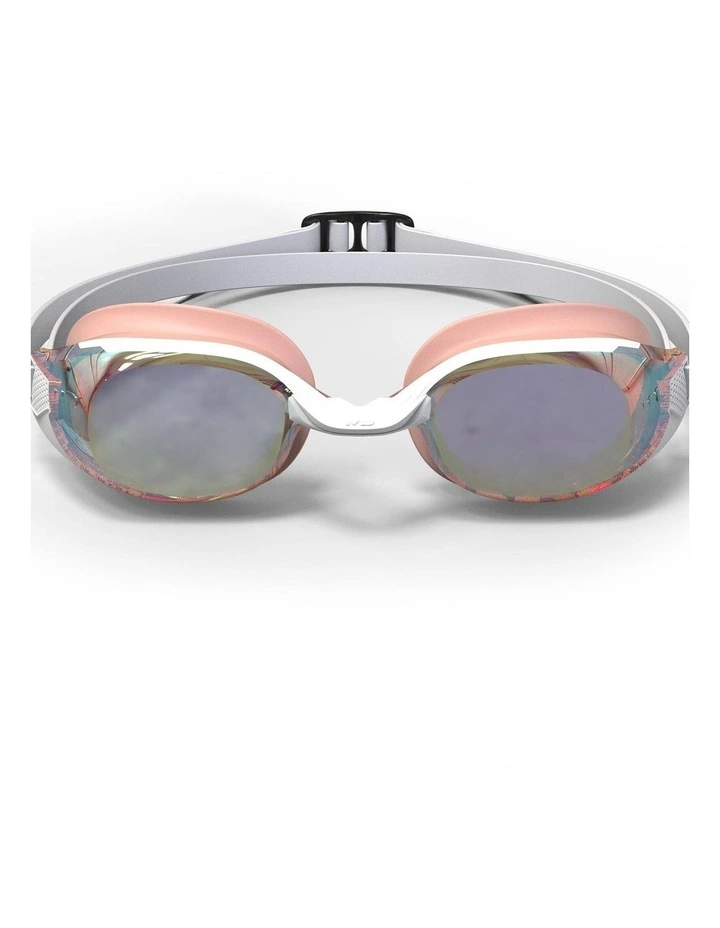 Decathlon | Swimming goggles BFIT - Mirror lenses - One size - White pink image 2