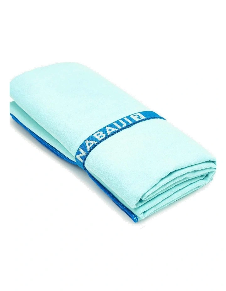 Decathlon | Swimming Microfibre Towel Size L 80 x 130 cm - Glacier Blue image 1