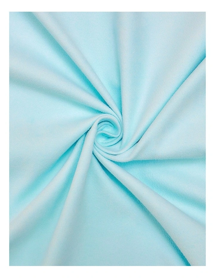 Decathlon | Swimming Microfibre Towel Size L 80 x 130 cm - Glacier Blue image 2