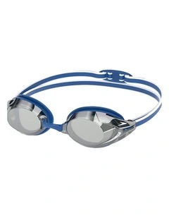 Decathlon | Speedo Vanquisher 3.0 Mirrored Goggle - Team Blue/Steel/Silver Mirror