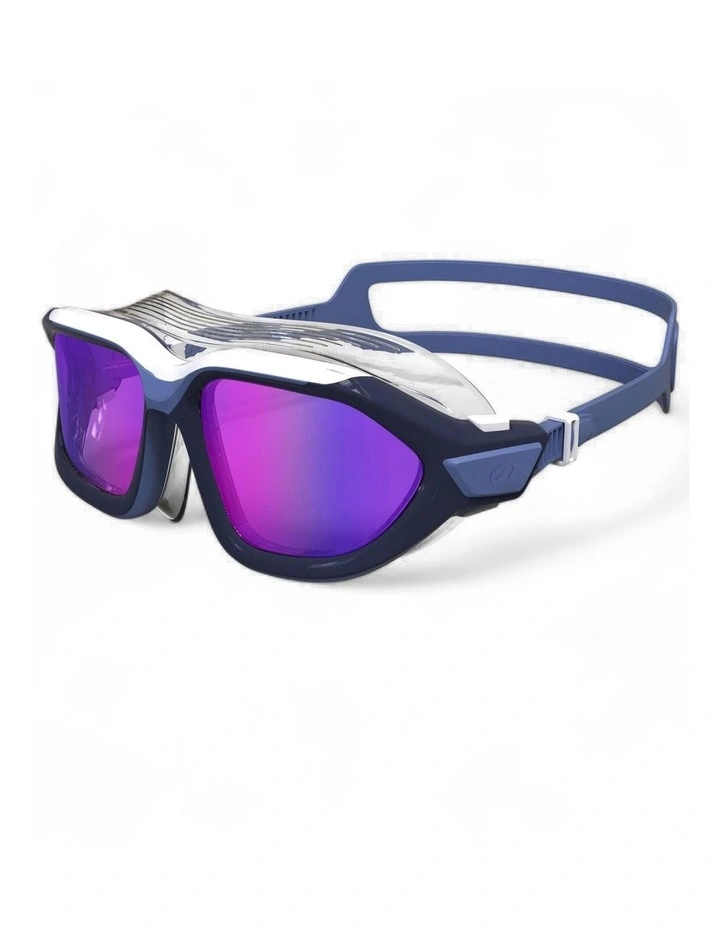 Decathlon | Swimming pool mask ACTIVE - Mirror lenses - Small size - Blue white image 1