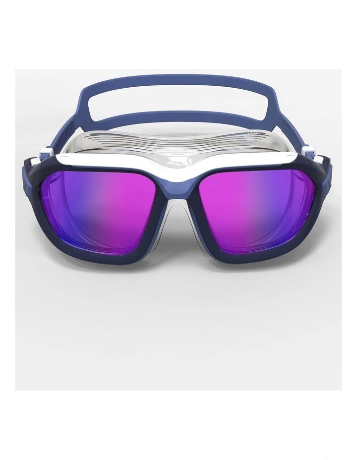 Decathlon | Swimming pool mask ACTIVE - Mirror lenses - Small size - Blue white image 4