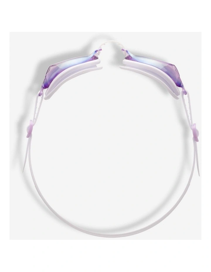 Decathlon | Nabaiji Swimming Goggles Ama Mirror Lens White Purple image 4