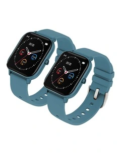 SOGA 2X Waterproof Fitness Smart Watch Heart Rate Tracker P8 Blue